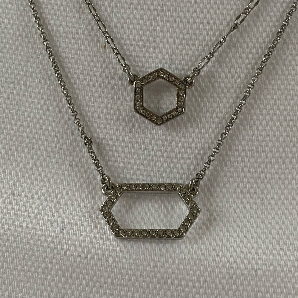 White House Black Market Rhinestone Necklace.